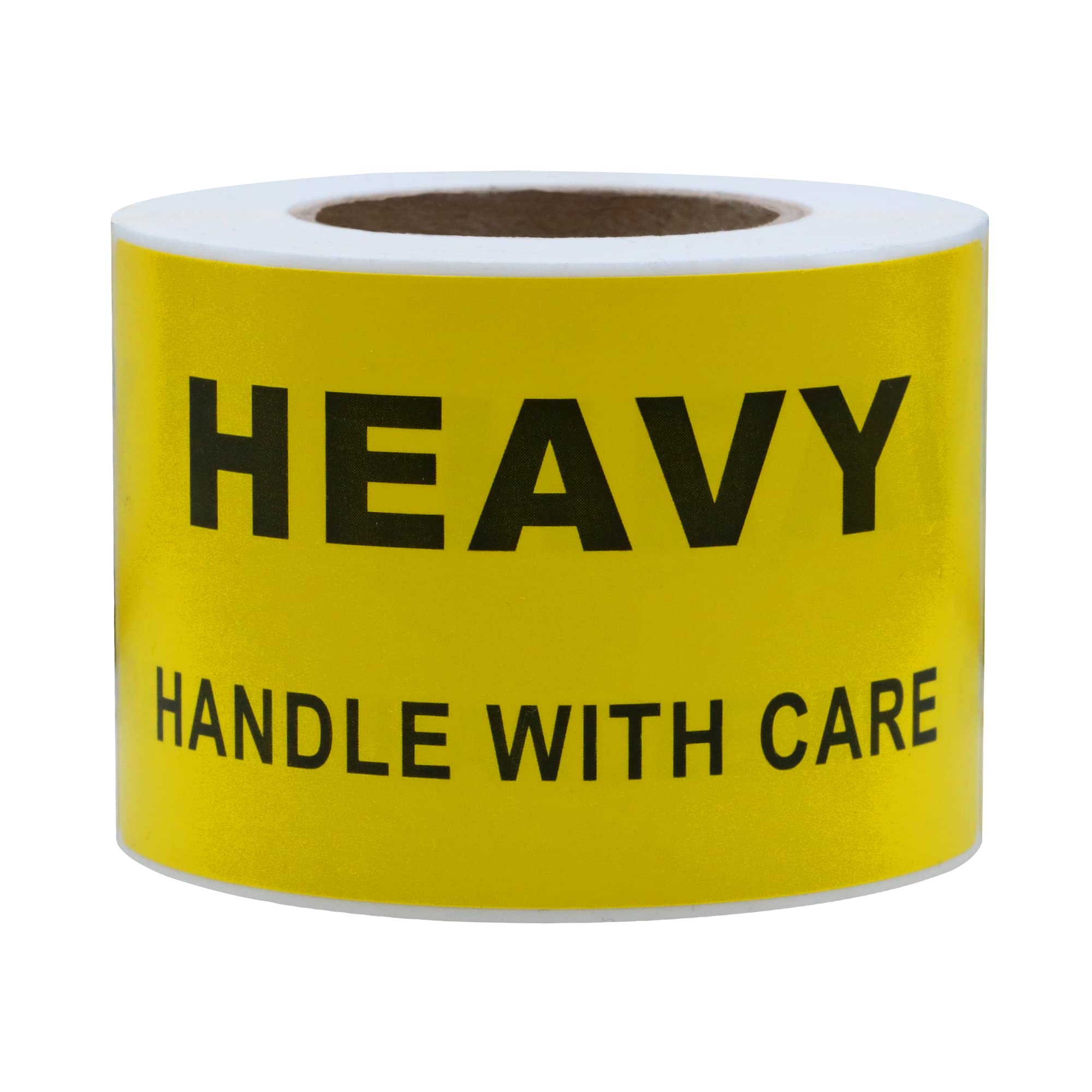 aleplay2"×4" Heavy Handle with Care Stickers - Production Handling Shipping Labels Yellow - 200 Stickers Per Roll