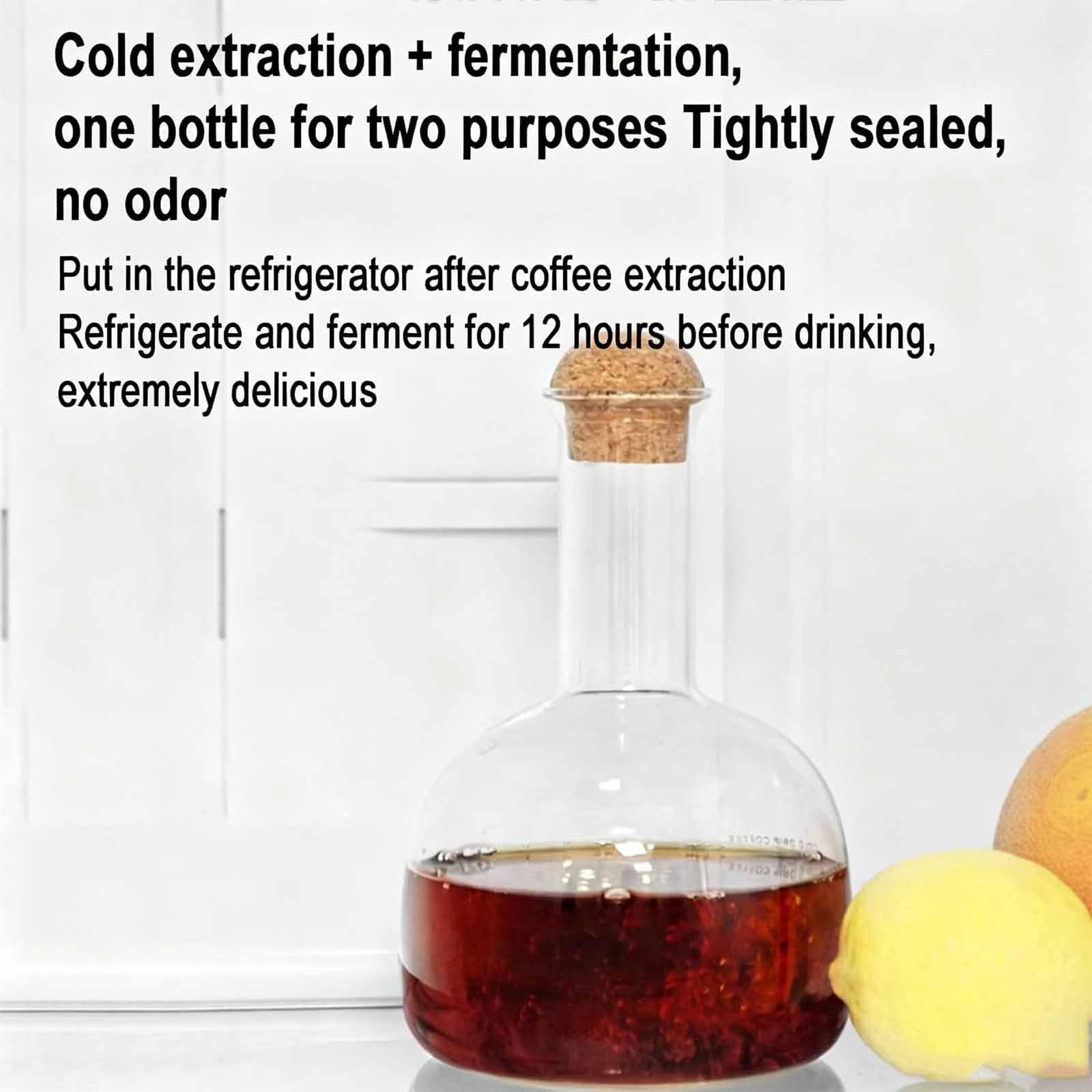 Macchina da caffè a birra fredda da 500ml, sistema di gocciolamento della torre con valvola di controllo della velocità.Premium Borosilicate Glass & Stainless Steel Stand.Design portatile per l'estraz