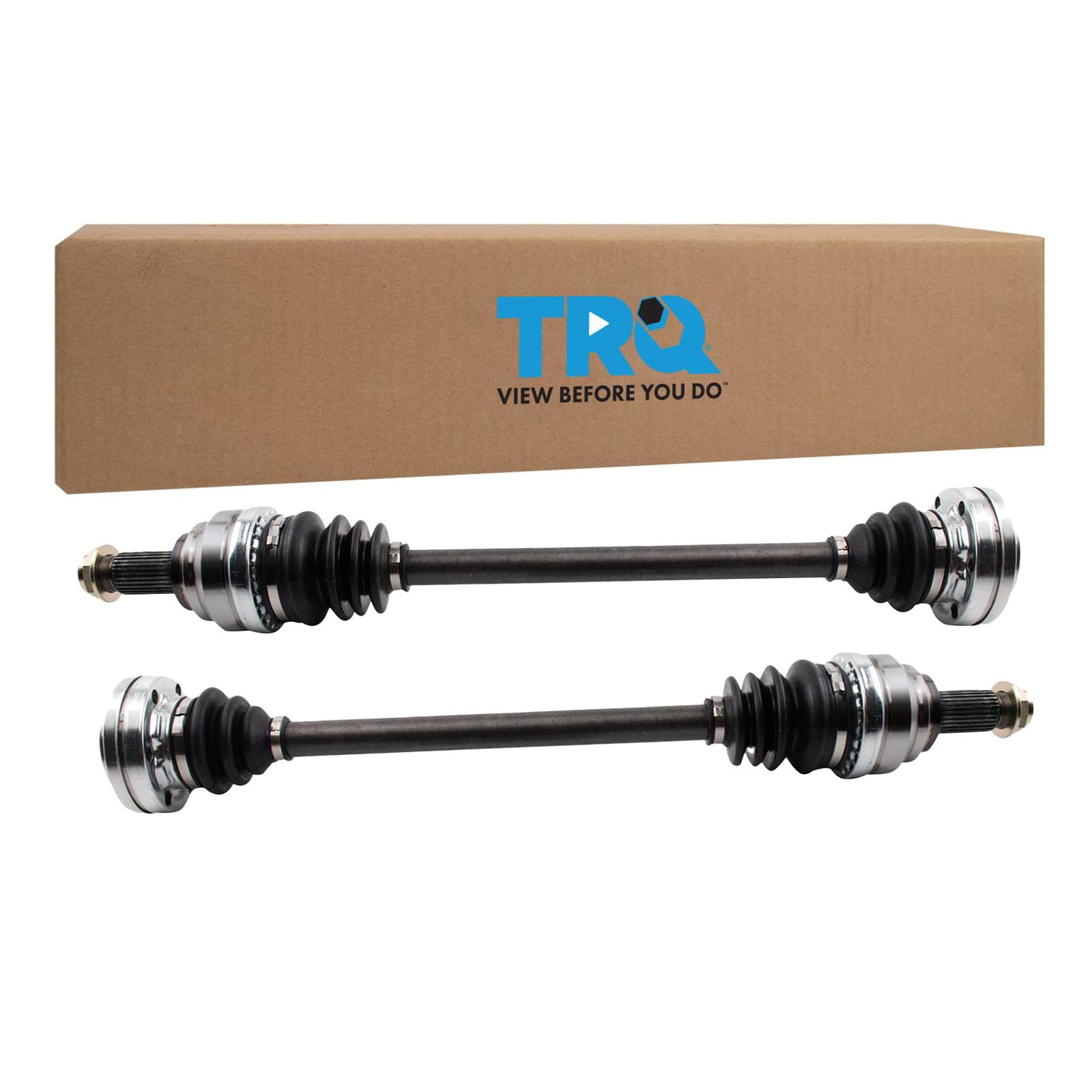 TRQ Rear Driver &amp; Passenger Side CV Axle Assembly Set