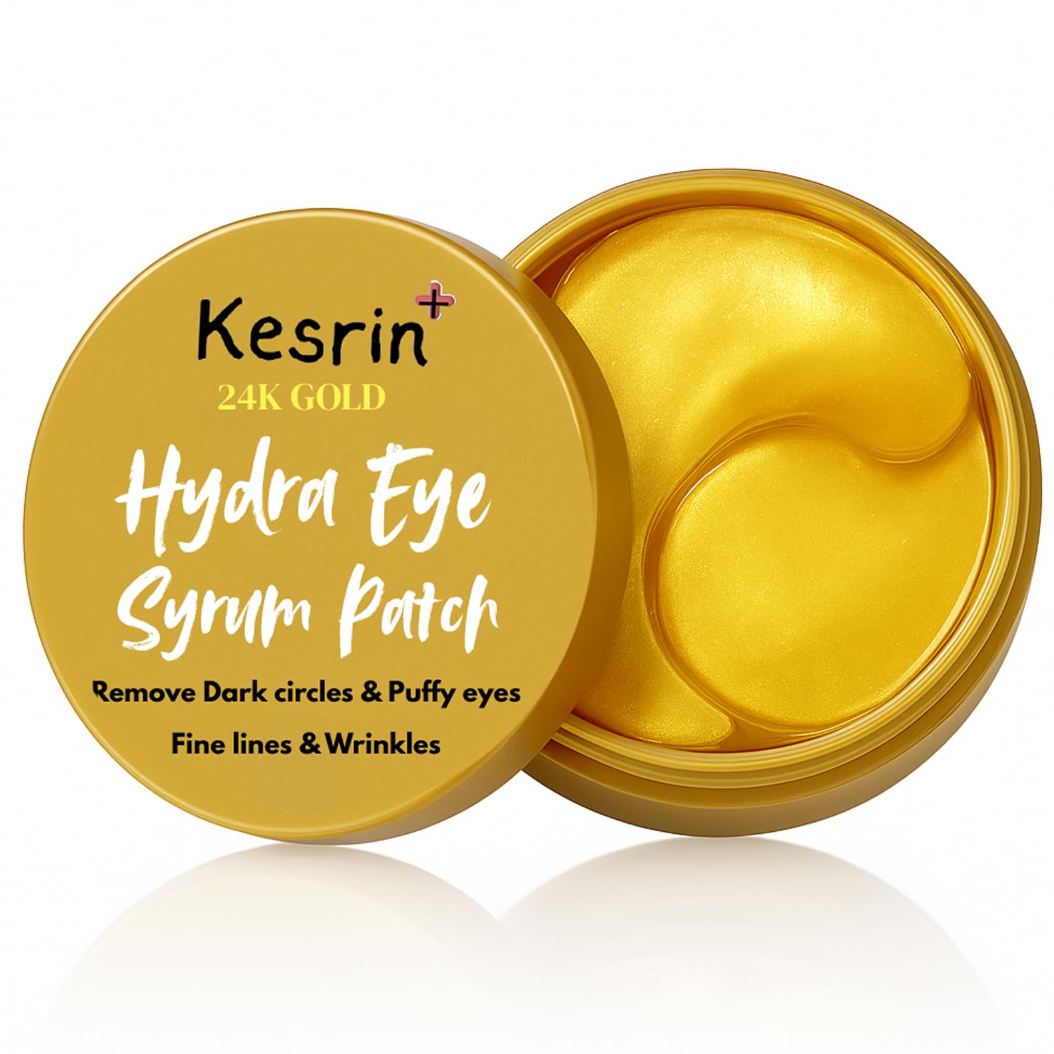 Kesrinplus Hydra Anti Wrinkle Eye Serum Patch | 24K Gold Under Eye Patches – 60 Pcs | Hydrogel Eye Mask with Collagen, Aloe Vera, Hyaluronic Acid & Niacinamide | Dark Circles, Puffy Eyes, Wrinkles & Fine Lines Treatment for Women & Men-image-49