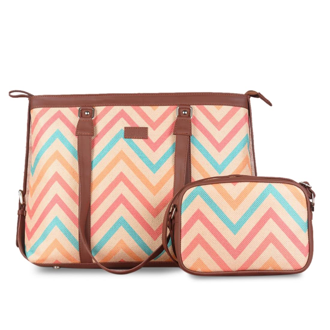 See full amazon price history chart for ZOUK Womens Handcrafted Multicoloured Office Bag and Sling Bag Combo| Office Bag| College Bag ZOUK Womens Handcrafted Multicoloured Office Bag and Sling Bag Combo| Office Bag| College Bag (B09RQMLQ9Q) Amazon Price History, Amazon Price Tracker