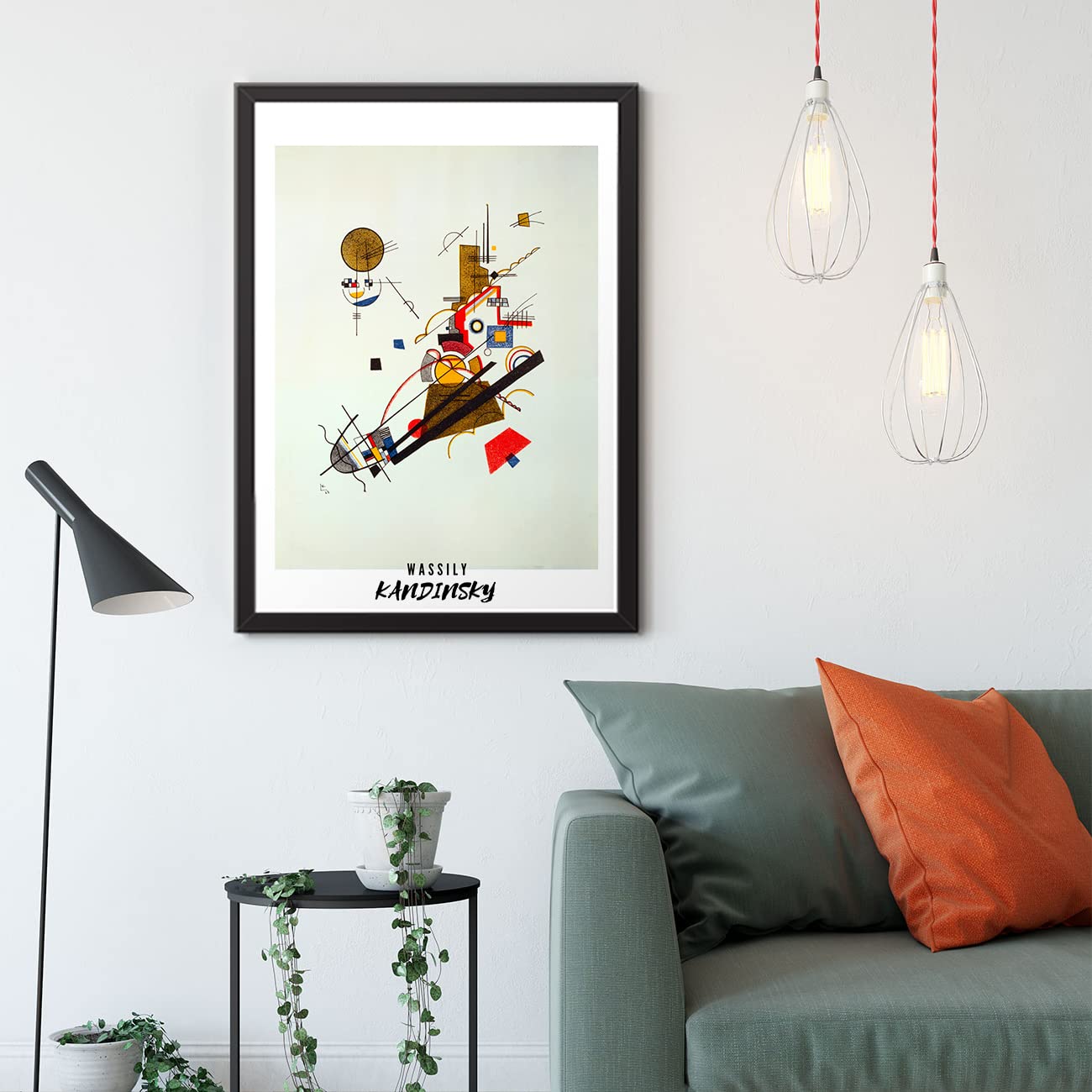 tabloshop Wassily Kandinsky - Neşeli Yükseliş Poster Tablo 30 x 40