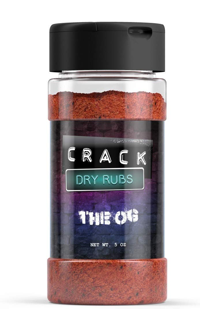 Crack Dry RubsThe OG | All Purpose Seasoning | Great on Ribs, Chicken, Steaks, Fish, Everything | Savory Seasoning | Meat Seasoning & Spice Dry Rub | Gourmet Rubs | BBQ Dry Rub | NO MSG