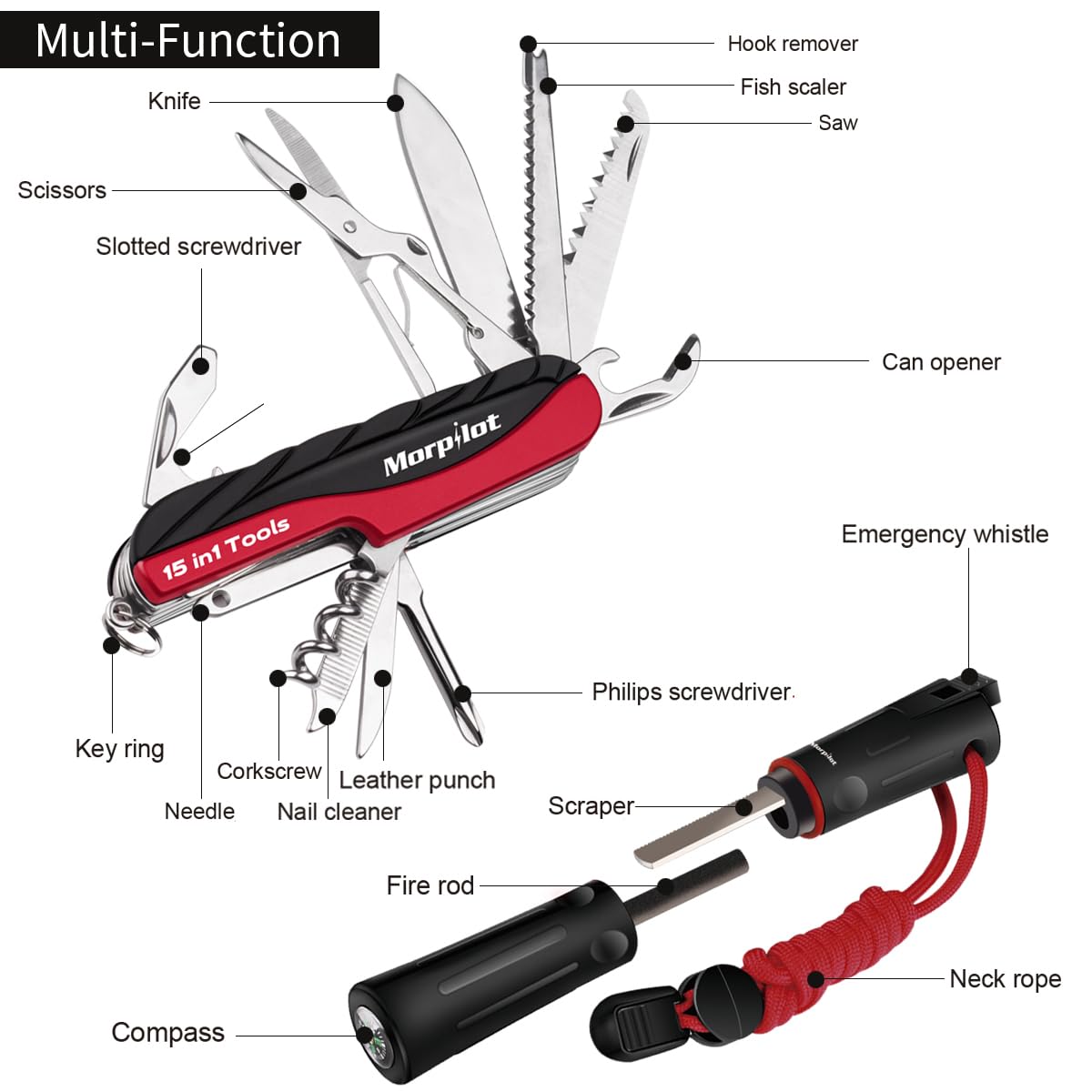 morpilot Coltello multifunzione