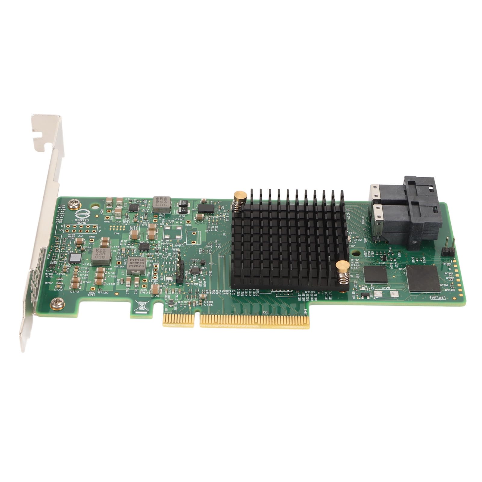 Sxhlseller Tarjeta Controladora 12Gbps PCIe 3.0 X8 Mini SAS HD SFF8643