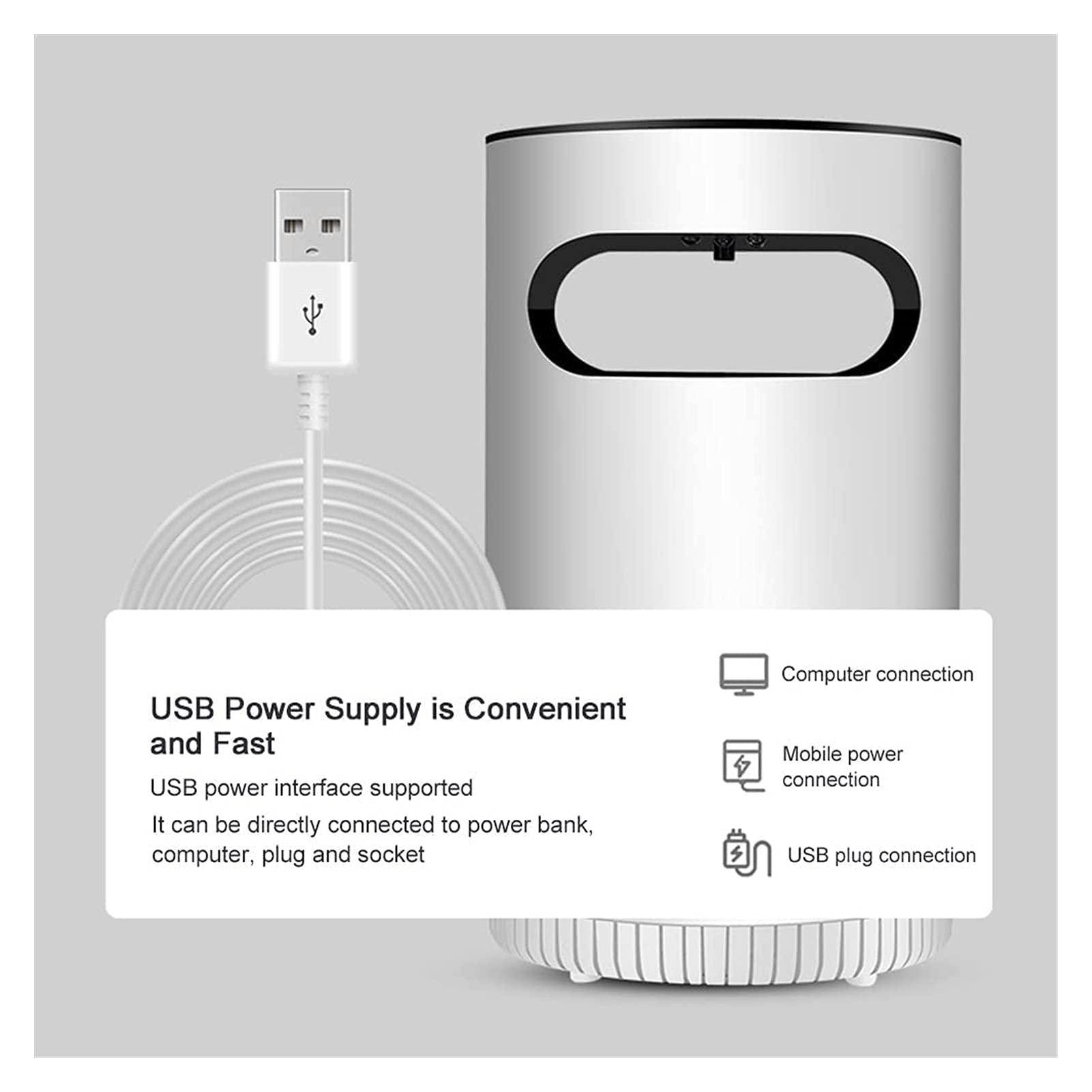 TEmkin Lampada antizanzare elettrica Anti zanzara Luce Bug Zapper Trappola per Insetti Luce USB Strumento da Viaggio per Interni ed Esterni Ufficio Giardino Domestico Campeggio Repellente per Insetti