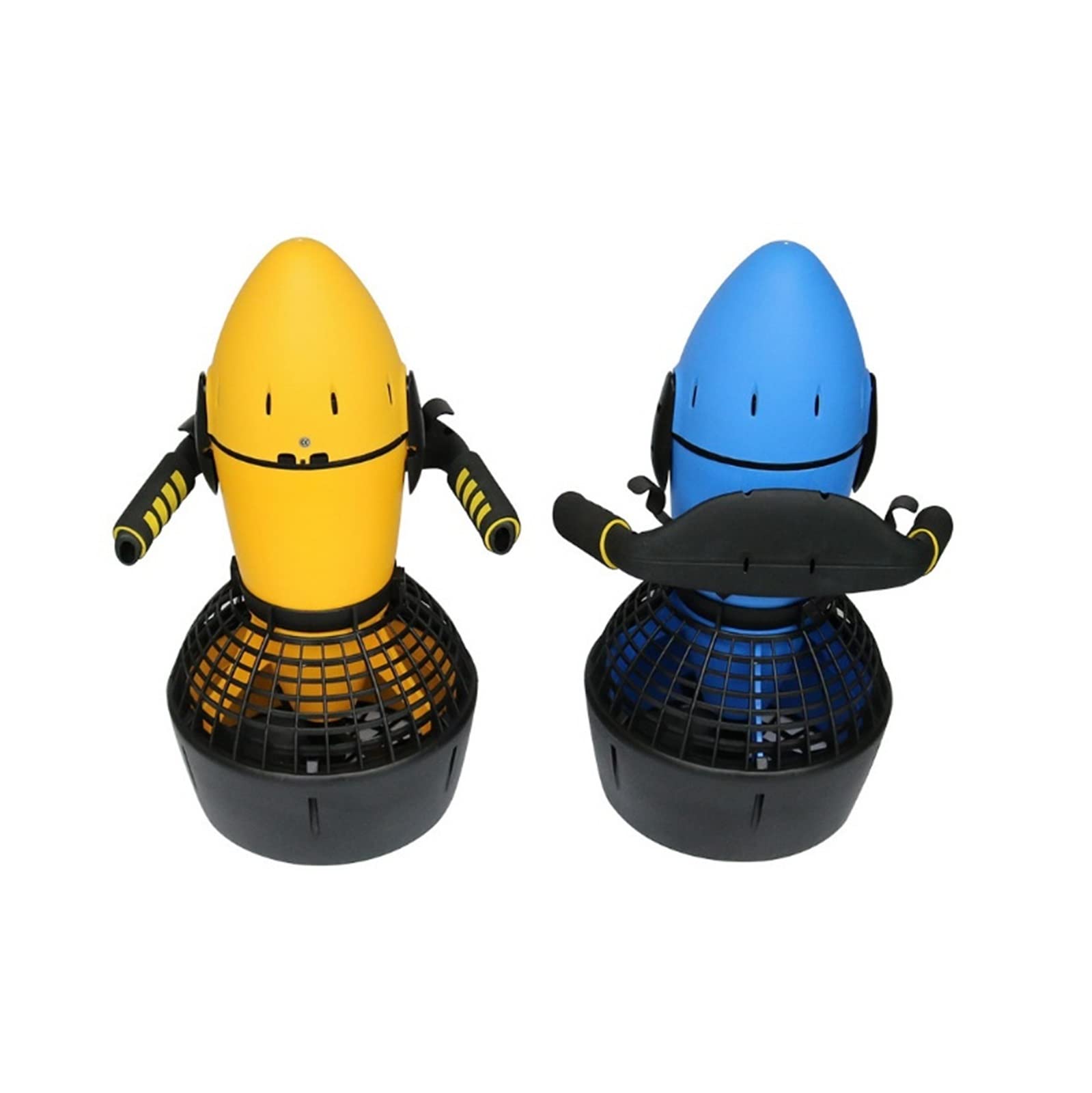 Water Scooter Underwater Thruster Diving Equipment Water Propulsion Booster Light and Easy to Carry(Giallo)