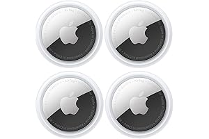 AirTag Tracking Device: 4-Pack with 1-Year Apple Warranty