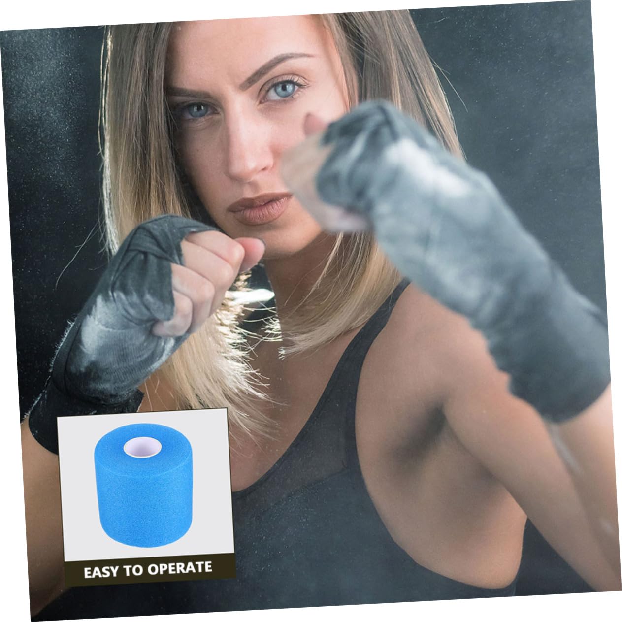 Toyvian Cintura Sportiva Ammortizzante Presa Avvolgere Polso Mano Tennis Fasciatura All'aperto Nastro per Atleta Portatile Nastro per Atleta da Allenamento Spugna *3