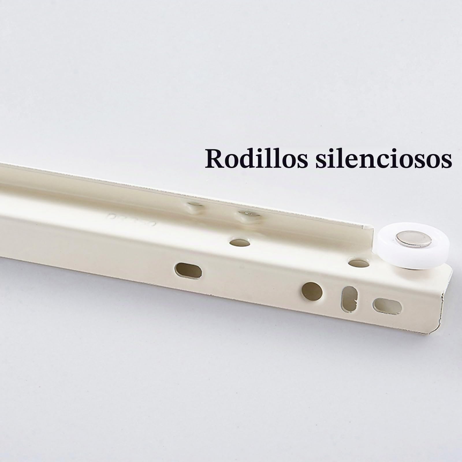 Rieles Para Cajones De Cocina 1 Par Guías Para Cajones De Madera, Capacidad Carga De 45 Kg, Correderas De Rodillos Para Cajones 250 300 400 550mm, Carriles Telescópica Silenciosa