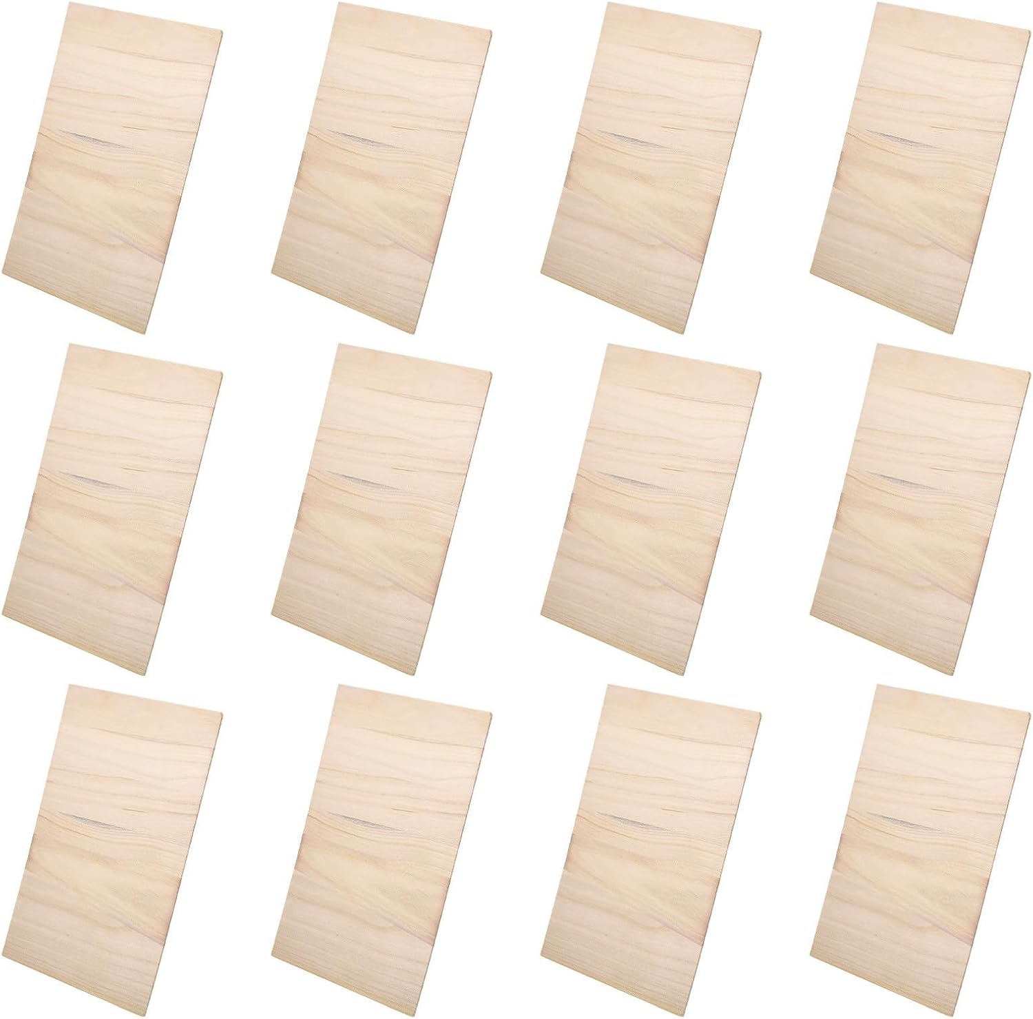 Breaking Boards Taekwondo Wood 12pcs Karate Planks | Beige Finish, Portable Build, Smooth Edge Treatment, Consistent Break Strength