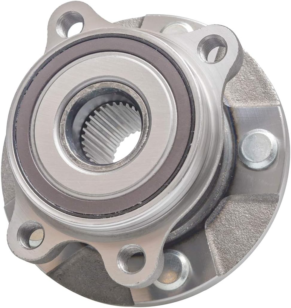 KEYOOG 2Pcs 513258 (5 Lug) Front Wheel Hub and Bearing Assembly Fit For 2006-2018 T-oyota RAV4 (06-12:Fits 3.5L V6 Only),2016-2019 Mirai / 2011-2016 S-cion tC (Fits Manual Transmission)
