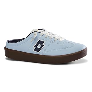 Lotto Women Luna Blue Leather Sneakers