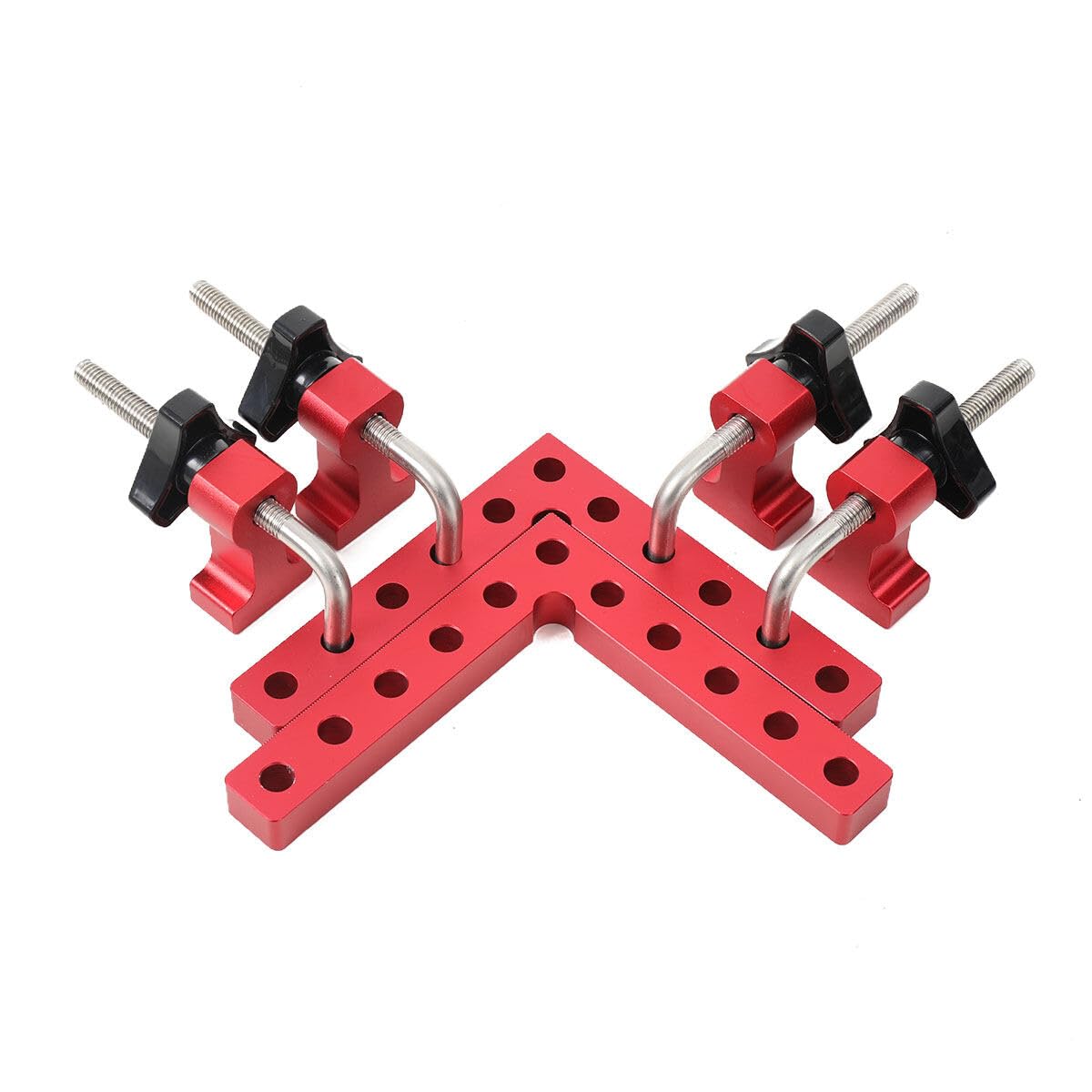 Lfhelper Positioning Square Clamp - 90 Degree Right Angle Clamps For Woodworking Carpenter Corner Clamping