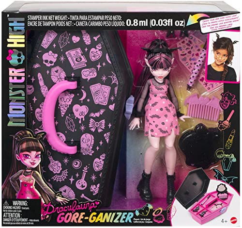 Muñeca Monster High Draculaura con accesorios miniatura 6