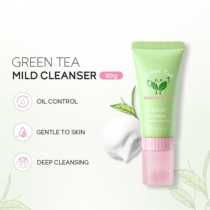 Korean 6-in-1 Skincare Set | Green Tea Routine