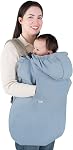Jan & Jul Waterproof Baby Carrier Cover for Winter and Rain, Universal Fit for Car Seats and Strollers (Soft Brown)