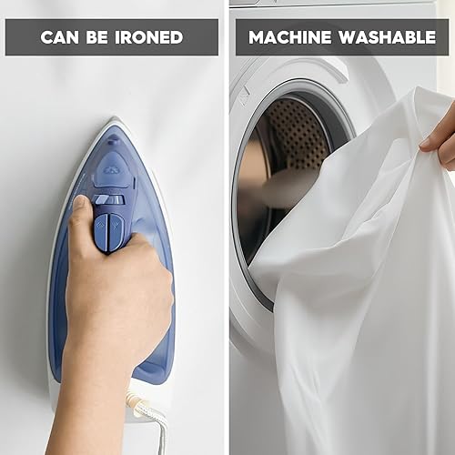 Miniatura 5 de Horaldaily Mantel de Navidad de 60 x 84 pulgadas, figura de palo de nieve simple, lavable, para decoración de fiesta, picnic, cena