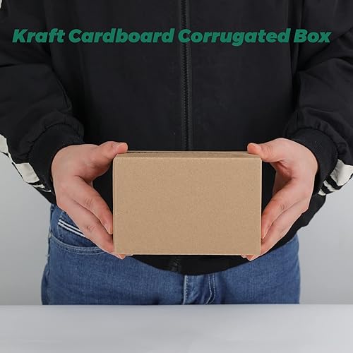 Miniatura 9 de Centro de tablero de alfombras, cajas de envío de 11 x 6 x 6 pulgadas para embalaje de mudanza de correo, paquete de 25 cajas de cartón corrugado
