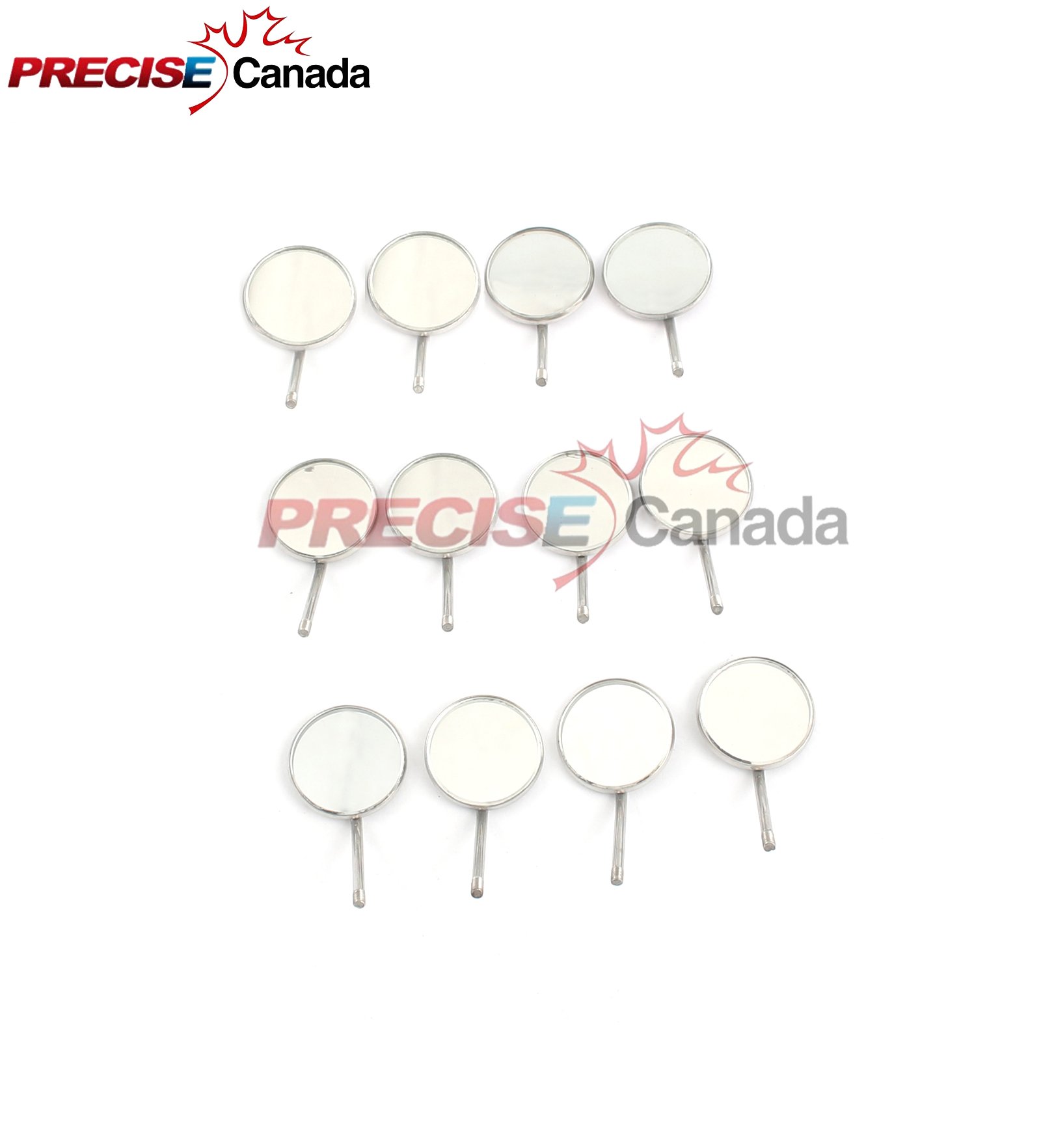 Dental Mouth Mirrors Size #5 Cone Socket Dental Instruments Pack of 12 New