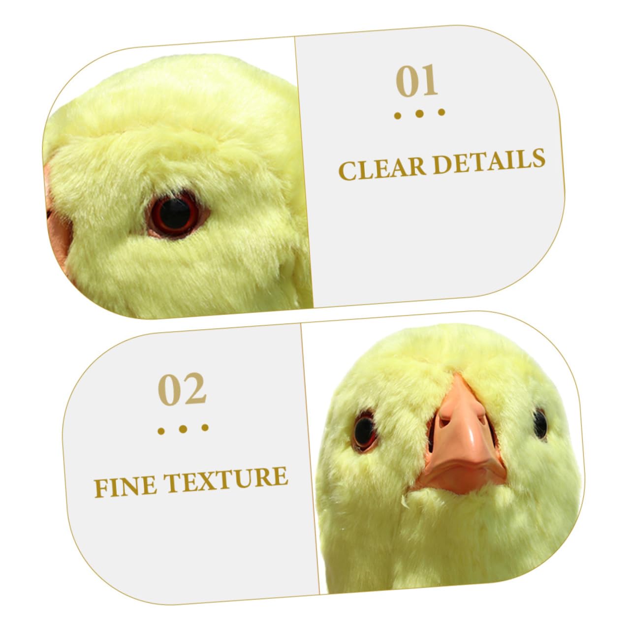 COLLBATH Gorro De Fiesta Peluche Diseño De Cabeza De Pollito Para Carnaval y Mascaradas Accesorio Divertido y Ligero Para Actividades Interiores y Exteriores