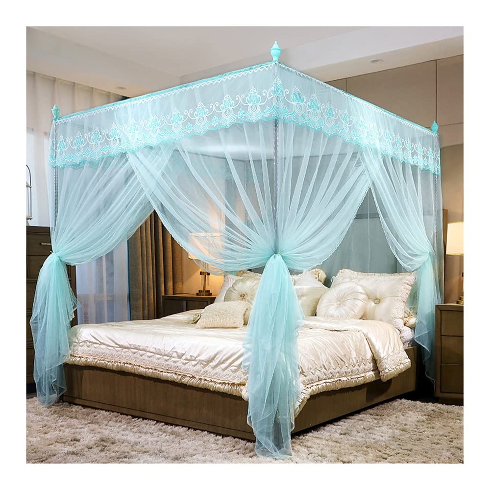 Moustiquaire de lit de style européen avec franges de dentelle