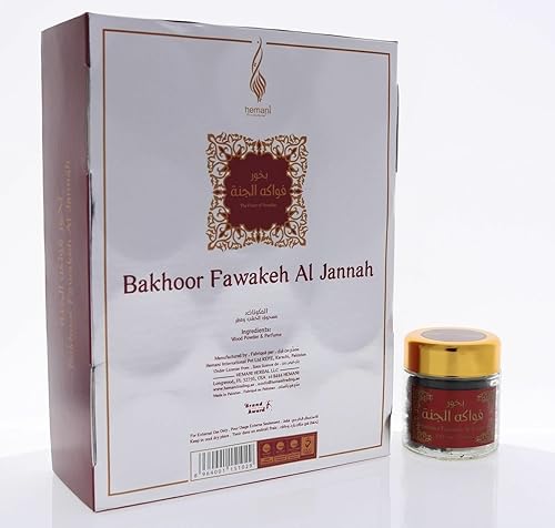 Miniatura 2 de Hemani Bakhour Fawakeh Al Jannah - 1.76 oz - Auténtico incienso árabe BAKHOUR - Aromaterapia - Perfecto para oración, Namaz, ceremonia, meditación,