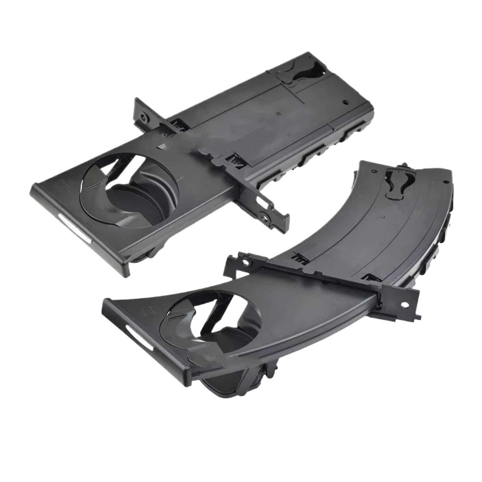 Compatible Con Para 335i Para XDrive E90 E92 2009 2010 2011 Coche Bebida Agua Copa Botella Doble Soporte OEM： 51459173463 51459173467(Black Left)