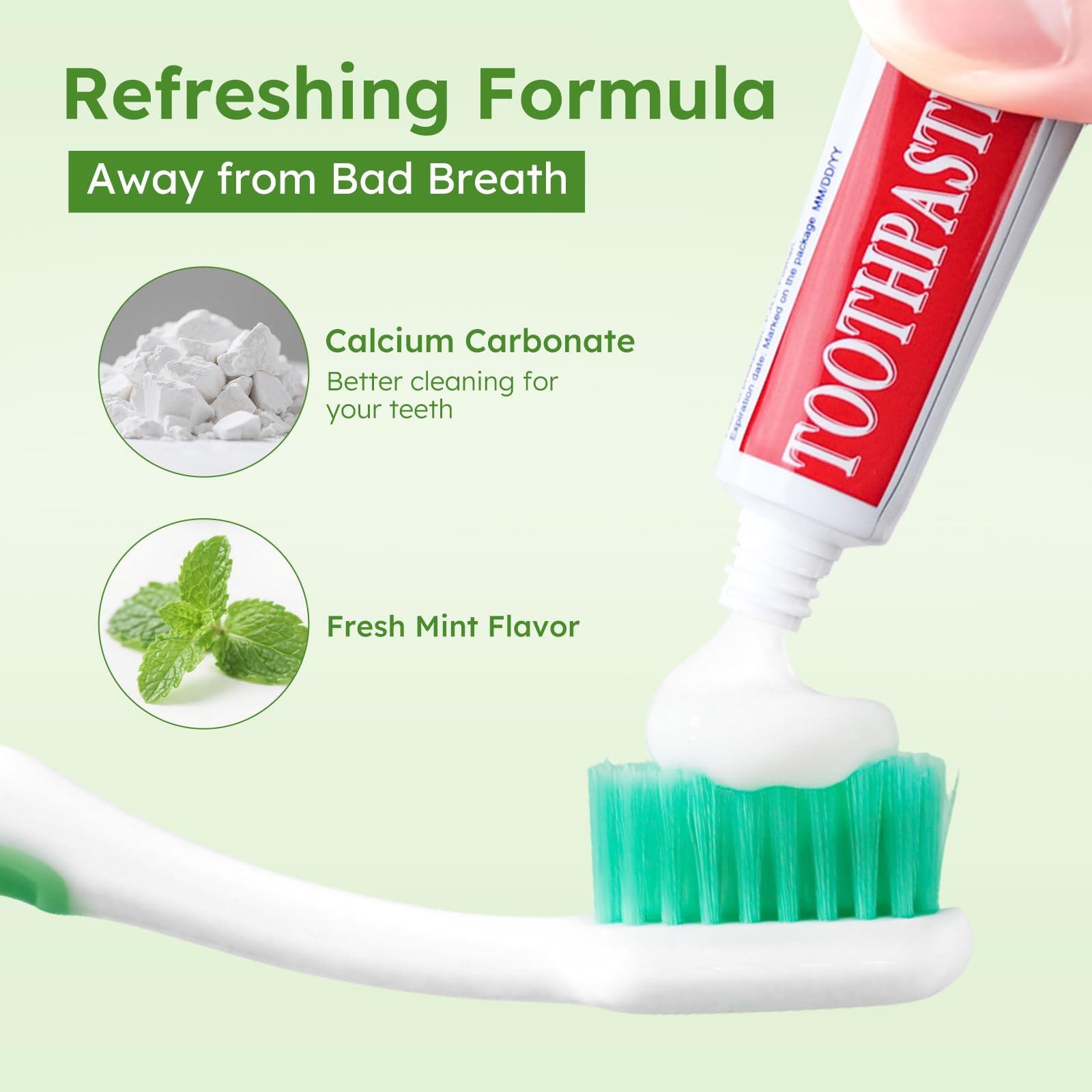 Mini dentifricio da viaggio da 5 g, monouso, al sapore di menta, tascabile, piccolo dentifricio essenziale per viaggi, casa/hotel/ospiti/beneficenza/senzatetto/campeggio, uso singolo, 30 tubi