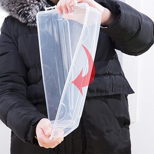 Miniatura 9 de Zerodeko Caja de almacenamiento de zapatos de plástico caja gruesa antipolvo caja de zapatos transparente grande para hombres y mujeres blanco