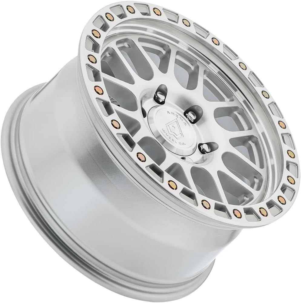 Arena A119 Boost Wheel, Gloss Silver Machined, Size: 17x8.5, Bolt Circle: 6x139.7 (25mm offset)