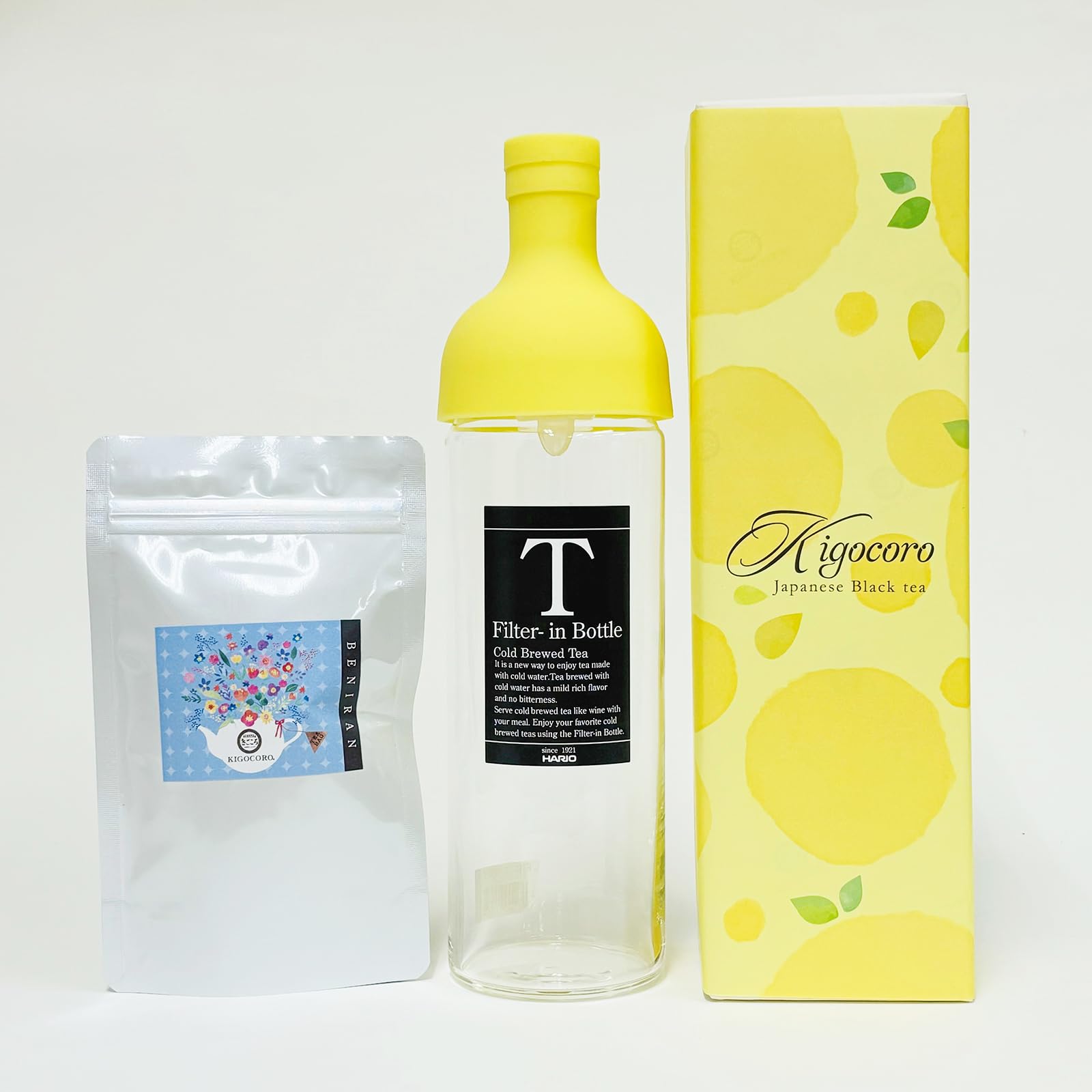 HARIO フィルターインボトルなど５点セット Amazon.co.jp: 和紅茶 HARIO フィルターインボトル 750ml イエロー