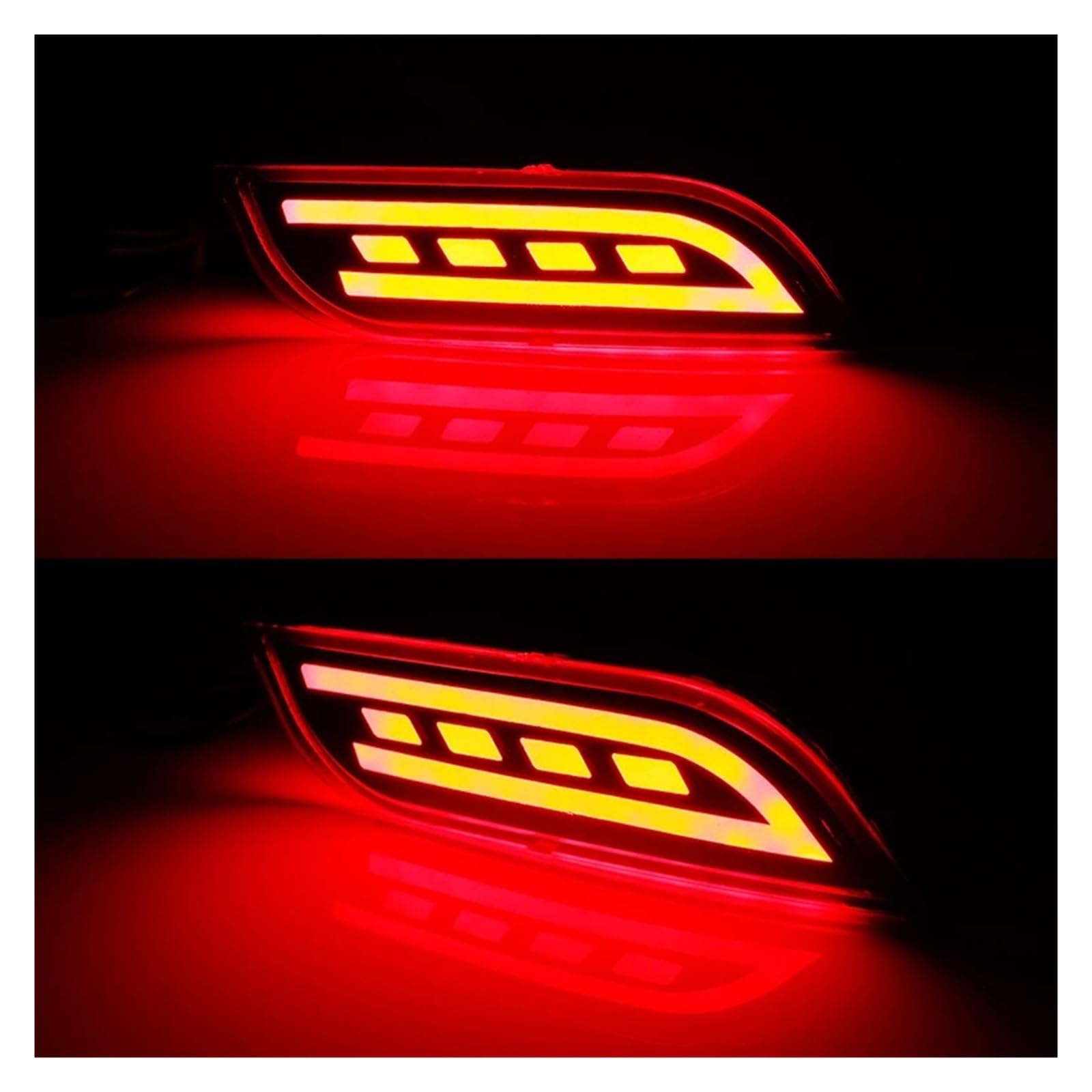 Pilotos Traseros coche Para Subaru Para Impreza Para WRX Para STi XV Para Crosstrek Reflectores Parachoques LED Luces Antiniebla Traseras 12 V(Smoked Lens)