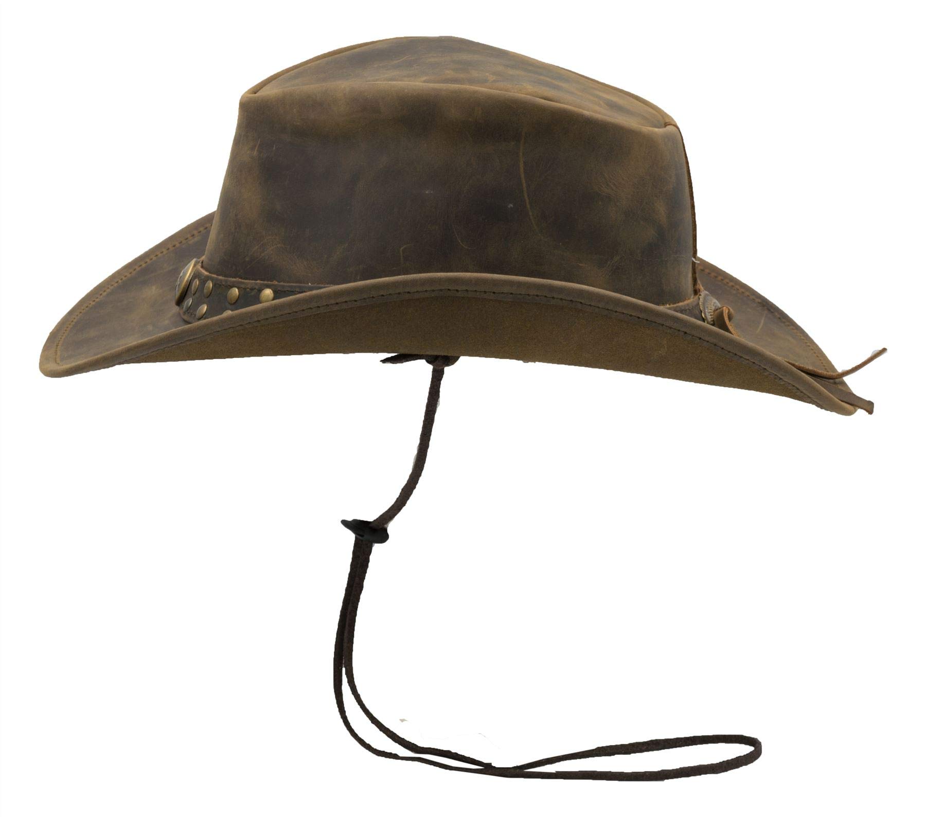 WALKER AND HAWKES - Cappello Brisbane in Pelle Bovina Outback Bicolore