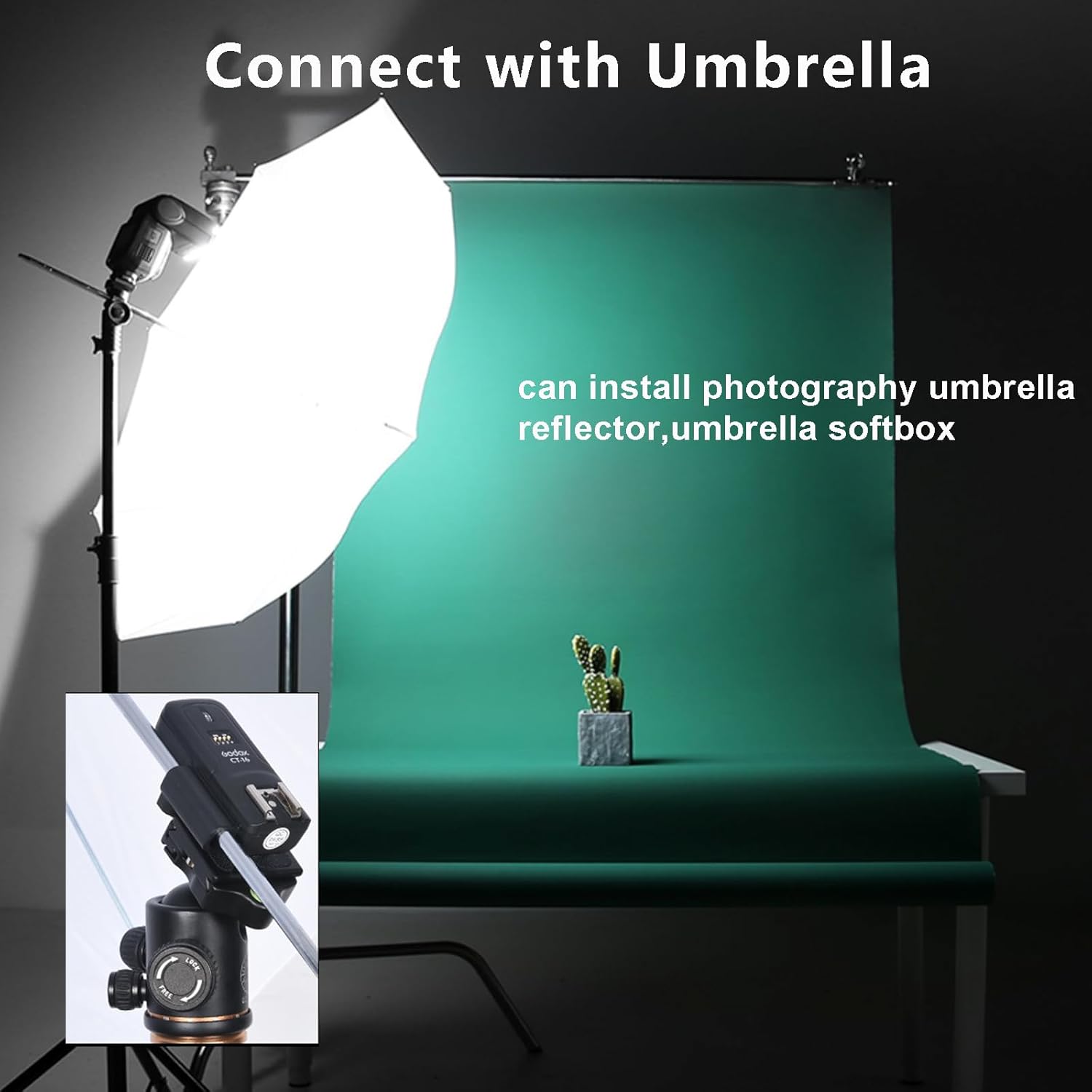 Godox CT-16 Wireless Radio Flash Trigger Receiver Kit,433MHz 4 in 1 Transmitter with 3pcs Receiver Compatible for Canon Nikon Sony Pentax Olympus DSLR Camera Flash Trigger,Studio Strobe Lighting