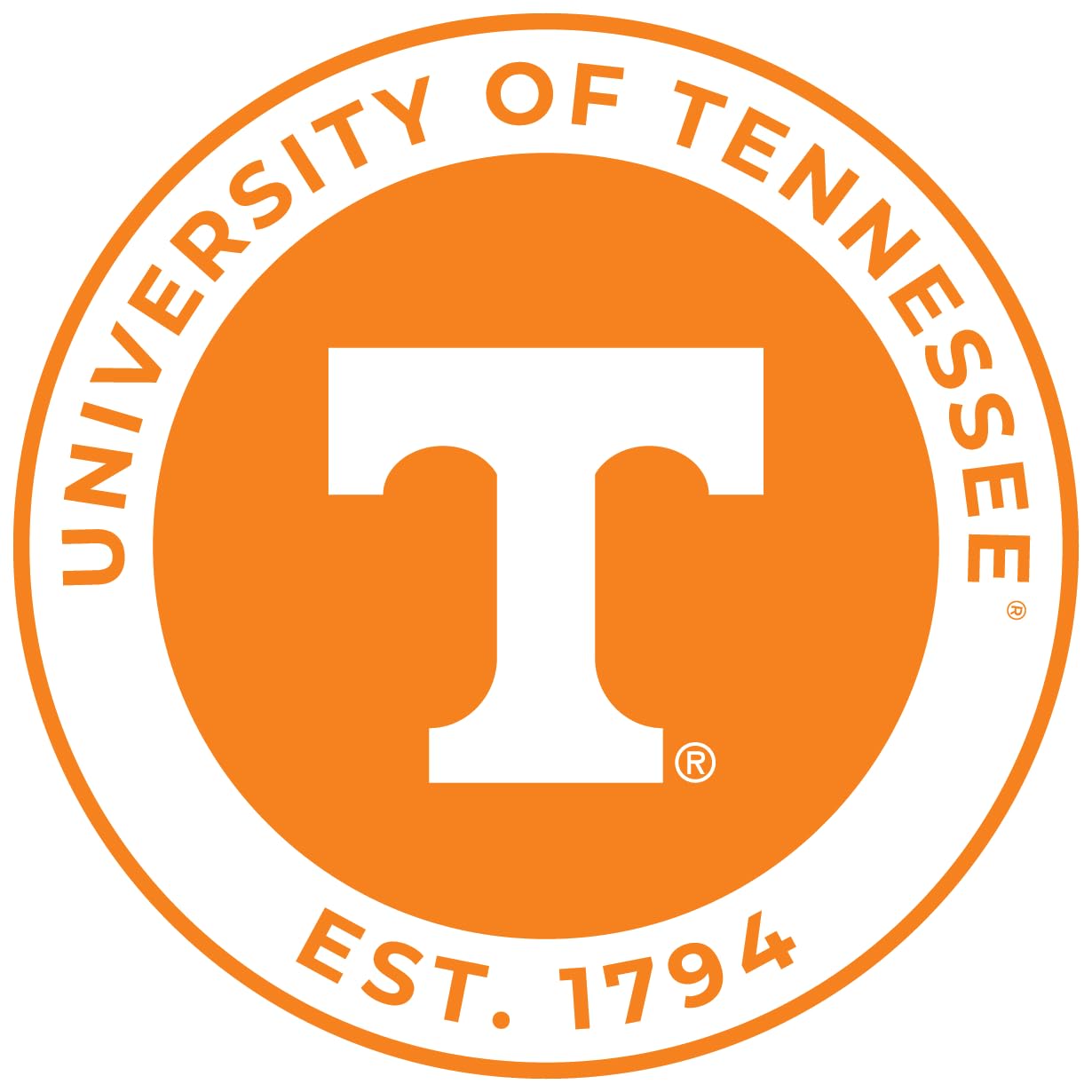 Tennessee Knoxville Volunteers Decorative Round Magnet Officially Licensed Collegiate Product 4-Inch