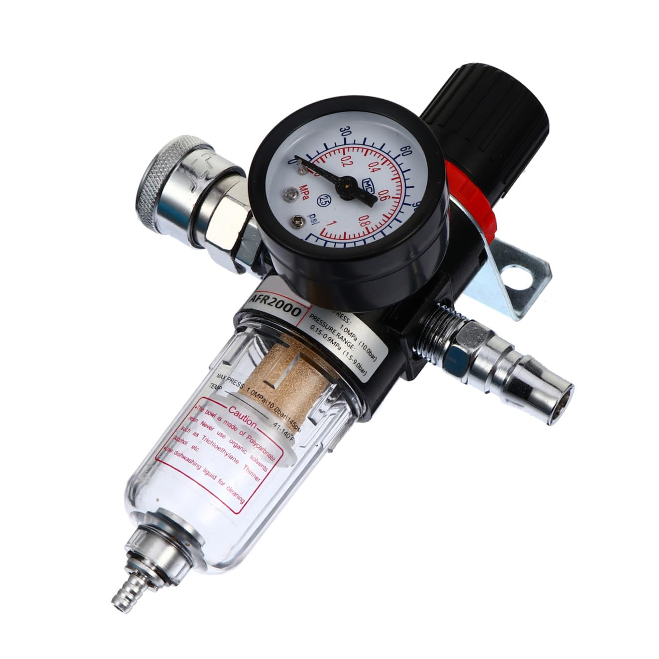 Compresseur air avec régulateur de filtre pneumatique NUOBESTY et manomètre