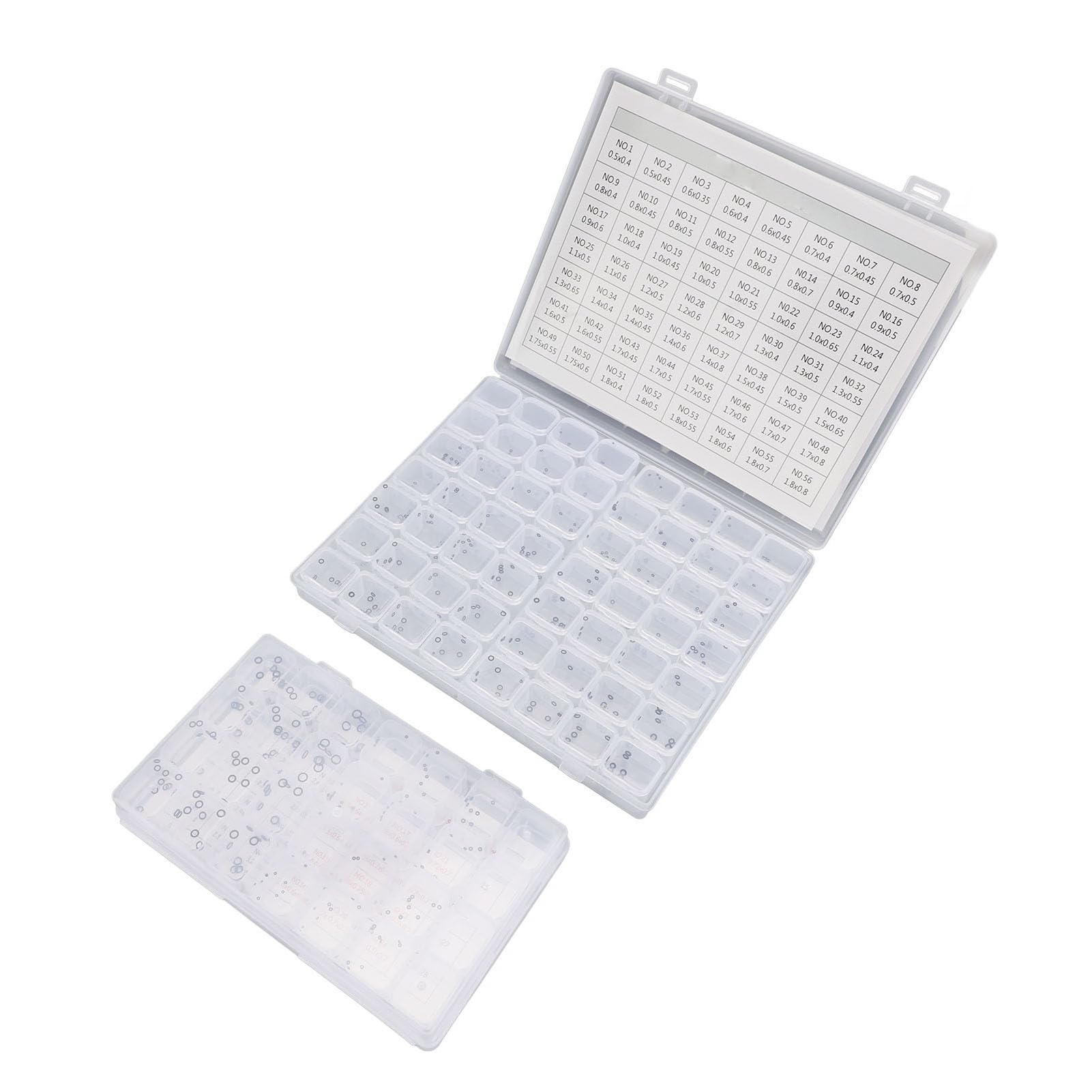 Kit Assortimento Rondelle in Gomma Watch O - Riparazioni Resistenti all'acqua in 80 Misure - Strumento per la Riparazione di Orologi Setrofessionisti e Appassionati