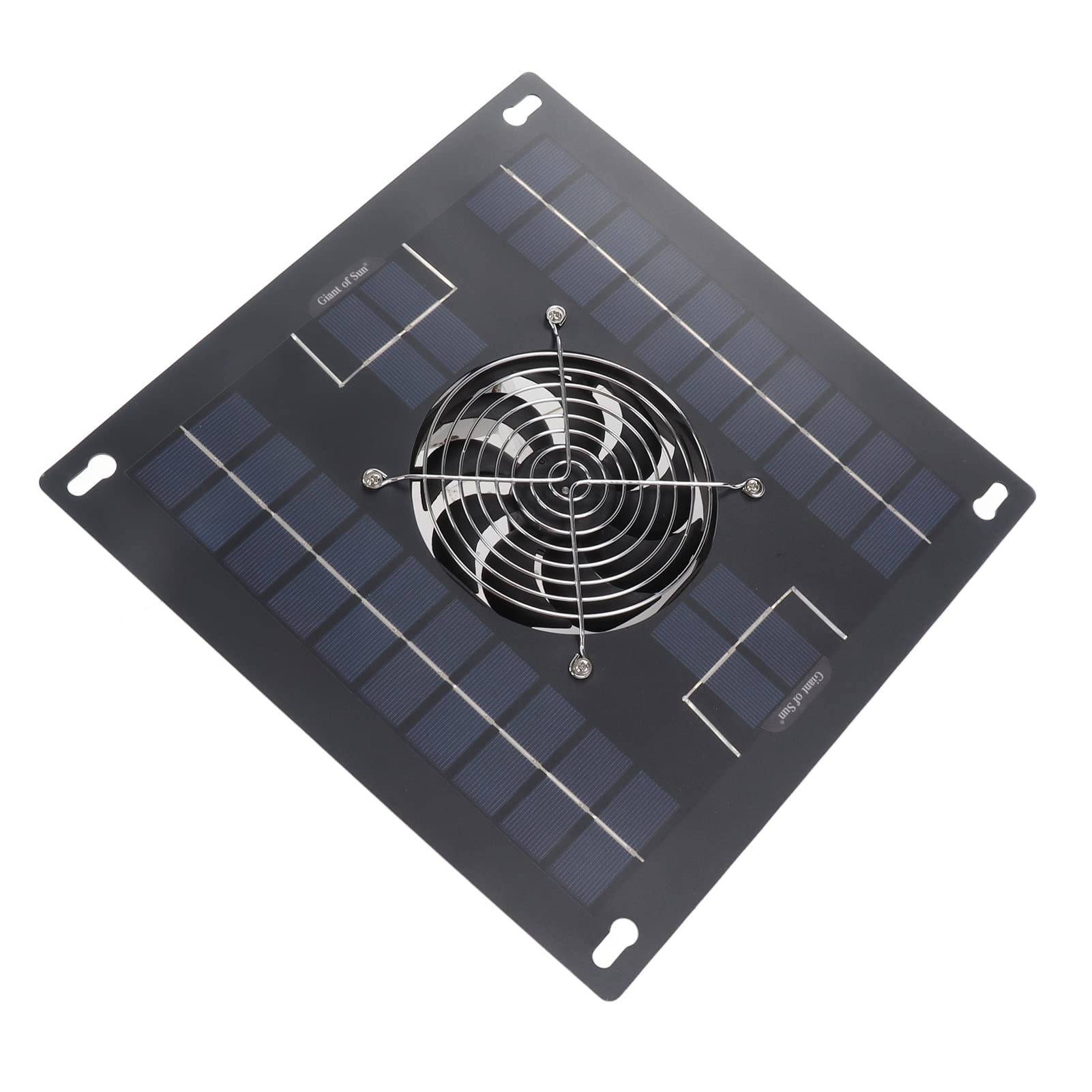 Qcwwy Set di Ventole di Scarico a Pannello Monocristallino Ad Energia Solare per Serre, Capannoni, Pollai, Ventola Solare a Basso Rumore per Raffreddamento e Ventilazione, Ventola a