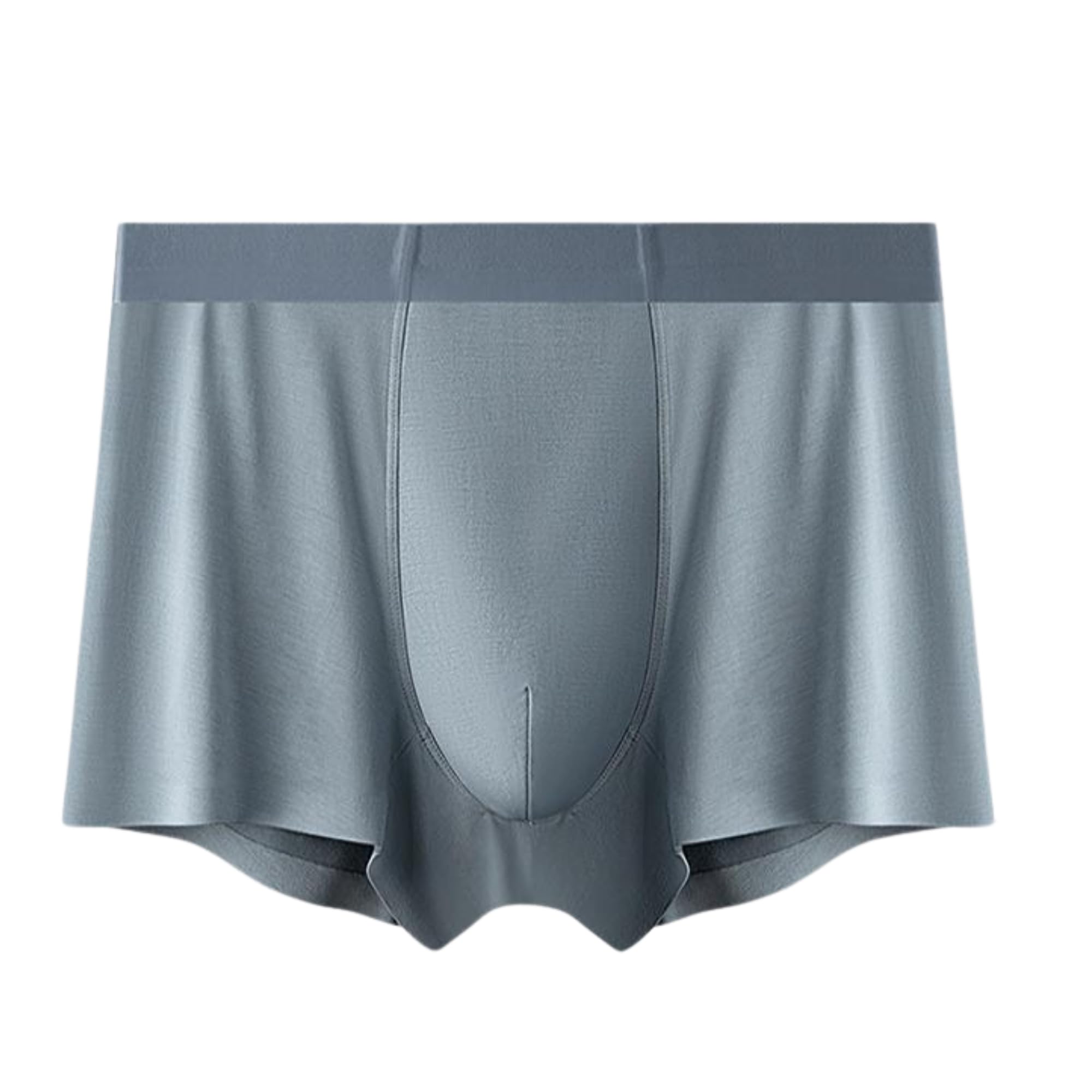 hk47 Men's Nylon Ice Silk Extra Thin Elastic Underwear Long Comfortable Ice Lycra Silk Breathable Comfort Brief-Boxer-Trunks Imported Material (Multicolor) Pack of 1-picture-19