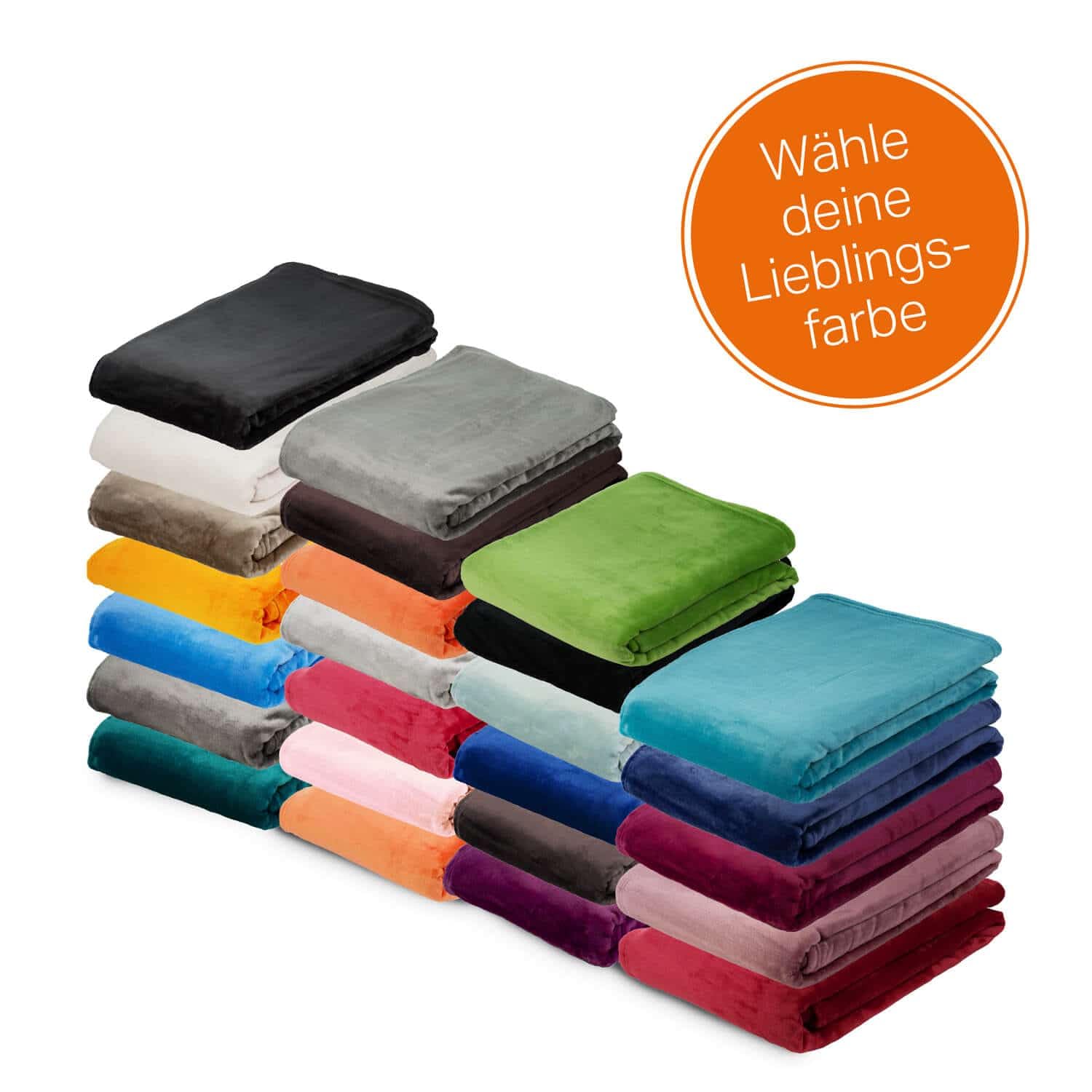 Deitert Kuscheldecke mit Namen oder Wunschtext Bestickt, 200cm x 150cm, extra weiche und gemütliche Sofadecke/Wohndecke, hochwertiges Fleece, personalisiertes Geschenk (Altrosa)