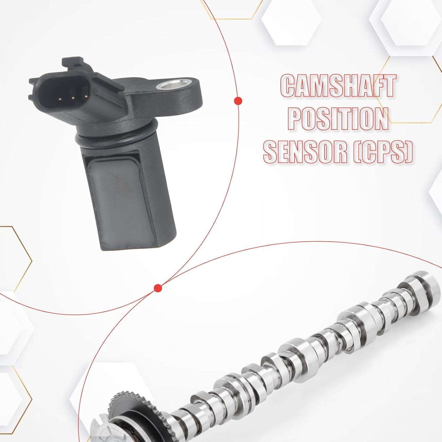 237314M50B Camshaft Position Sensor Replacement for Sentra 2000-2006 1.8L L4 Titan 2004-2013 Armada 2005-2013 Pathfinder 2008-2012 5.6L V8