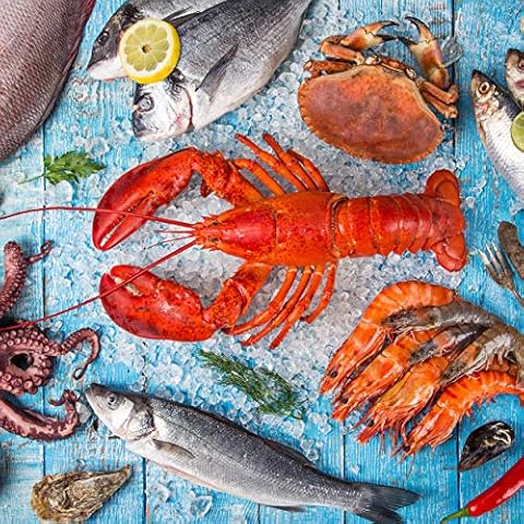 Tischdeko Seafood Design Disposable Napkins Cover