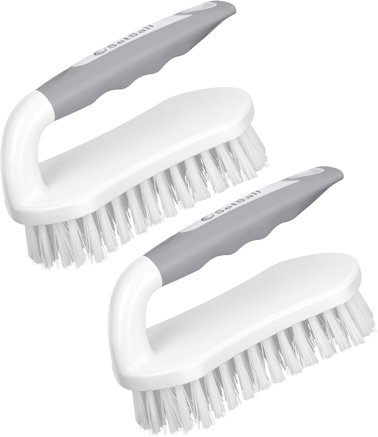 SetSail Heavy-Duty Scrub Brushes 2-Pack Stiff Bristles