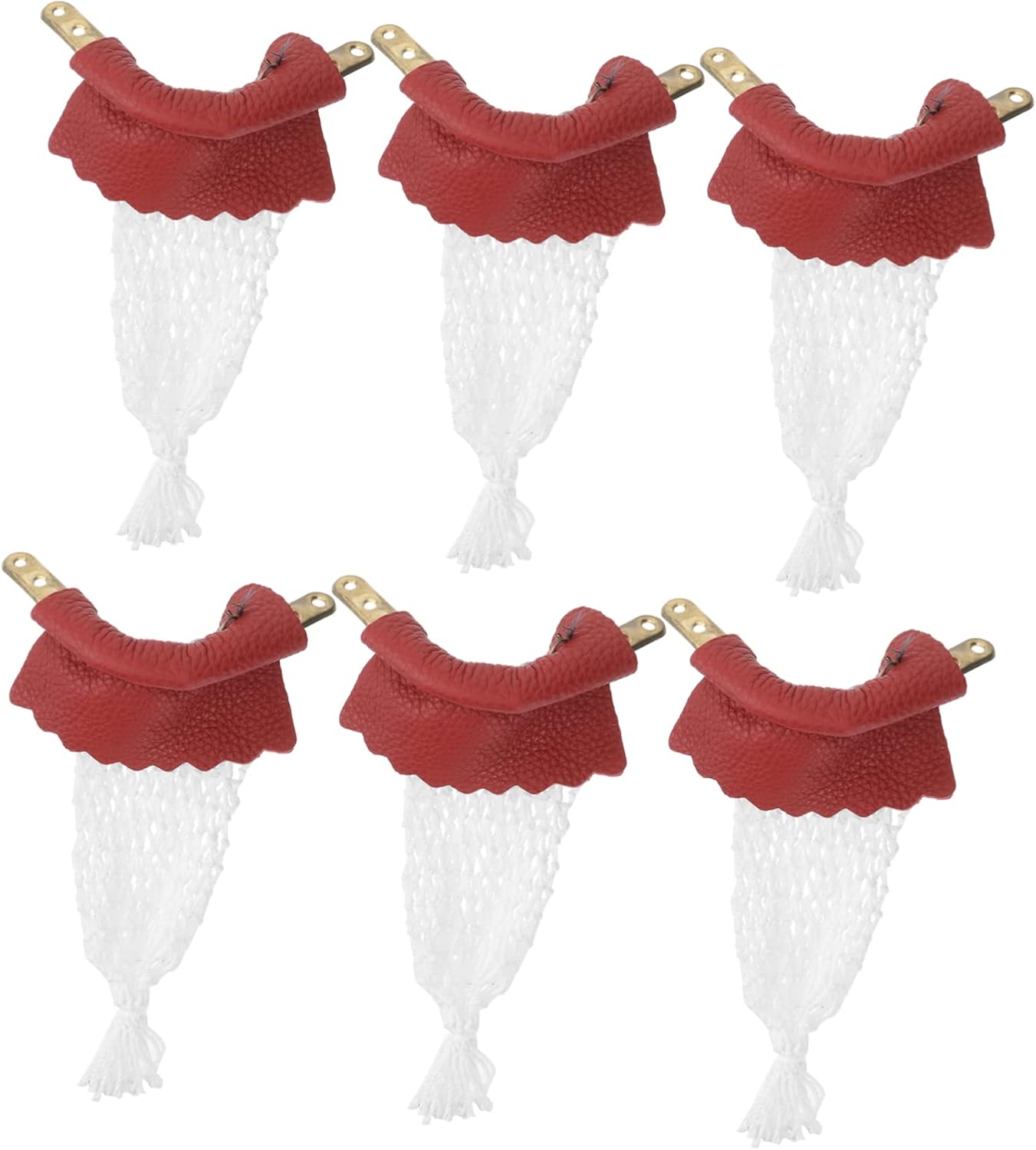 Billiard Pockets Replacement Kit 6pcs Leather Pool Table Nets Easy Install Features for Snooker Accessories