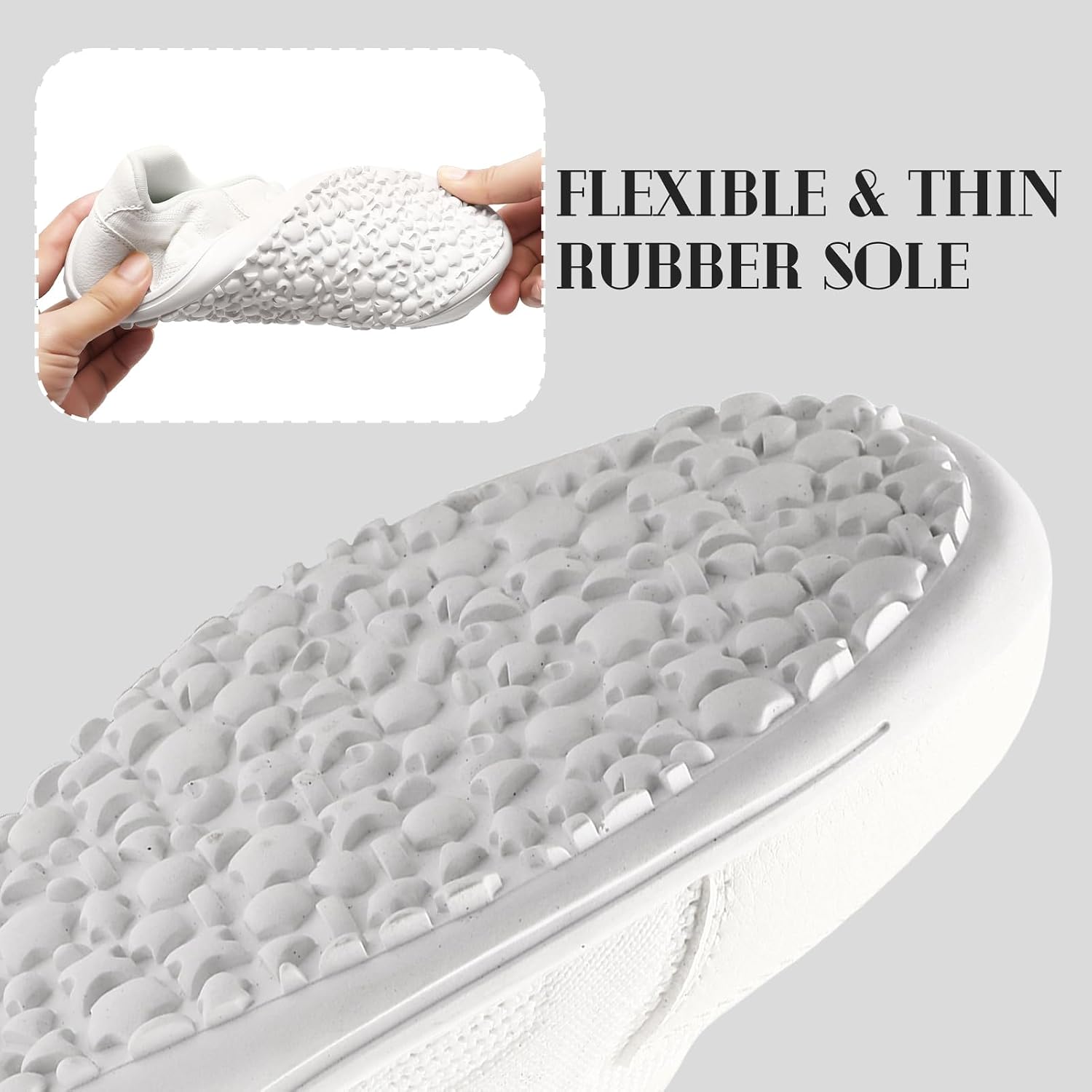 Unisex Walking Shoes Breathable Knit Mesh Casual Sneakers for Men Women Low Profile Slim Sole Lightweight Non Slip Comfortable Footwear for Work Outdoor Daily Wear