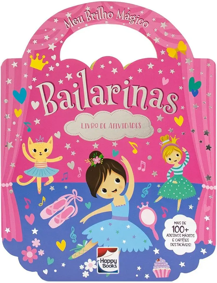 Meu Brilho Mágico! Livro de Atividades: Bailarinas