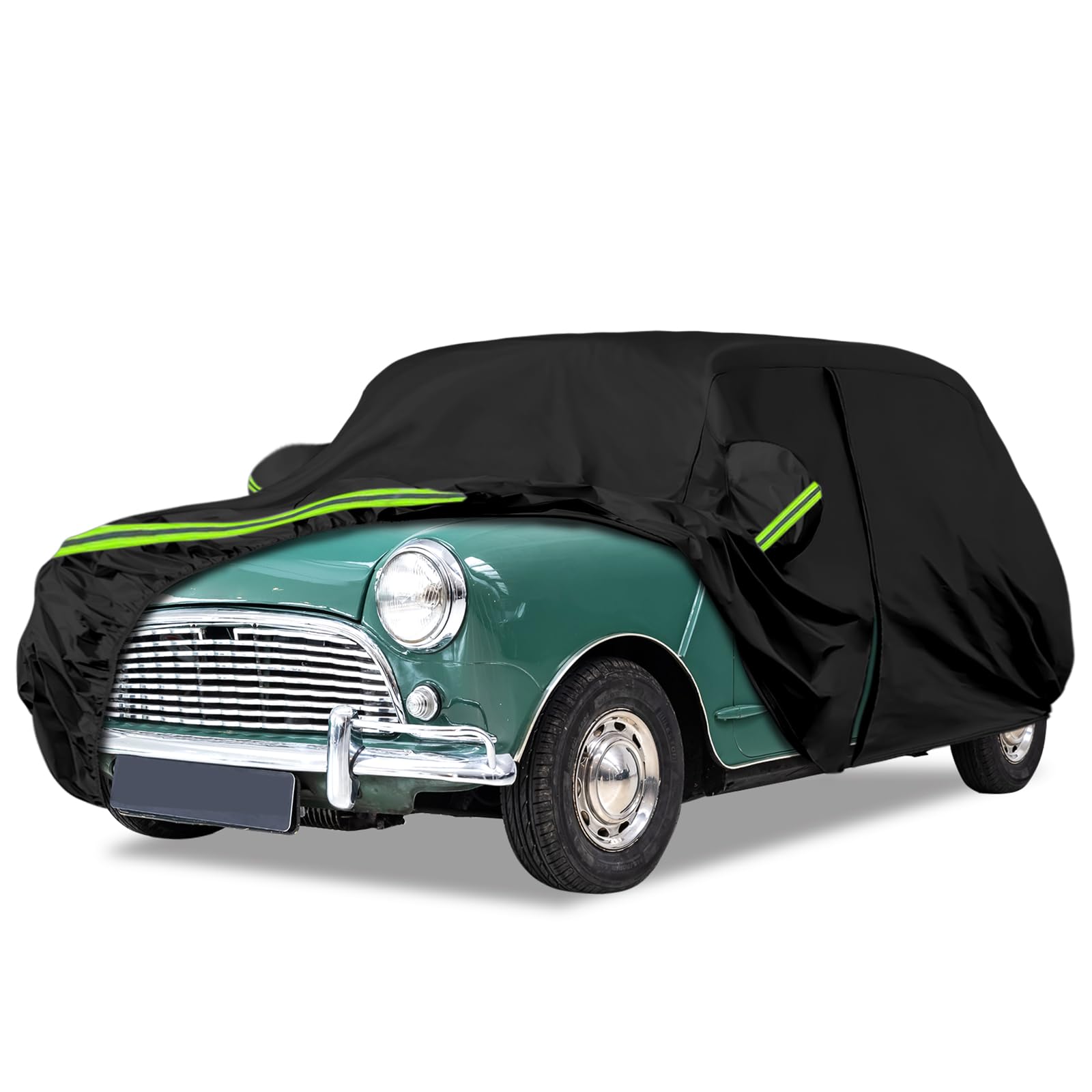 Autoabdeckung Passend für Austin Mini 1959-2000, Schwarz Vollgarage