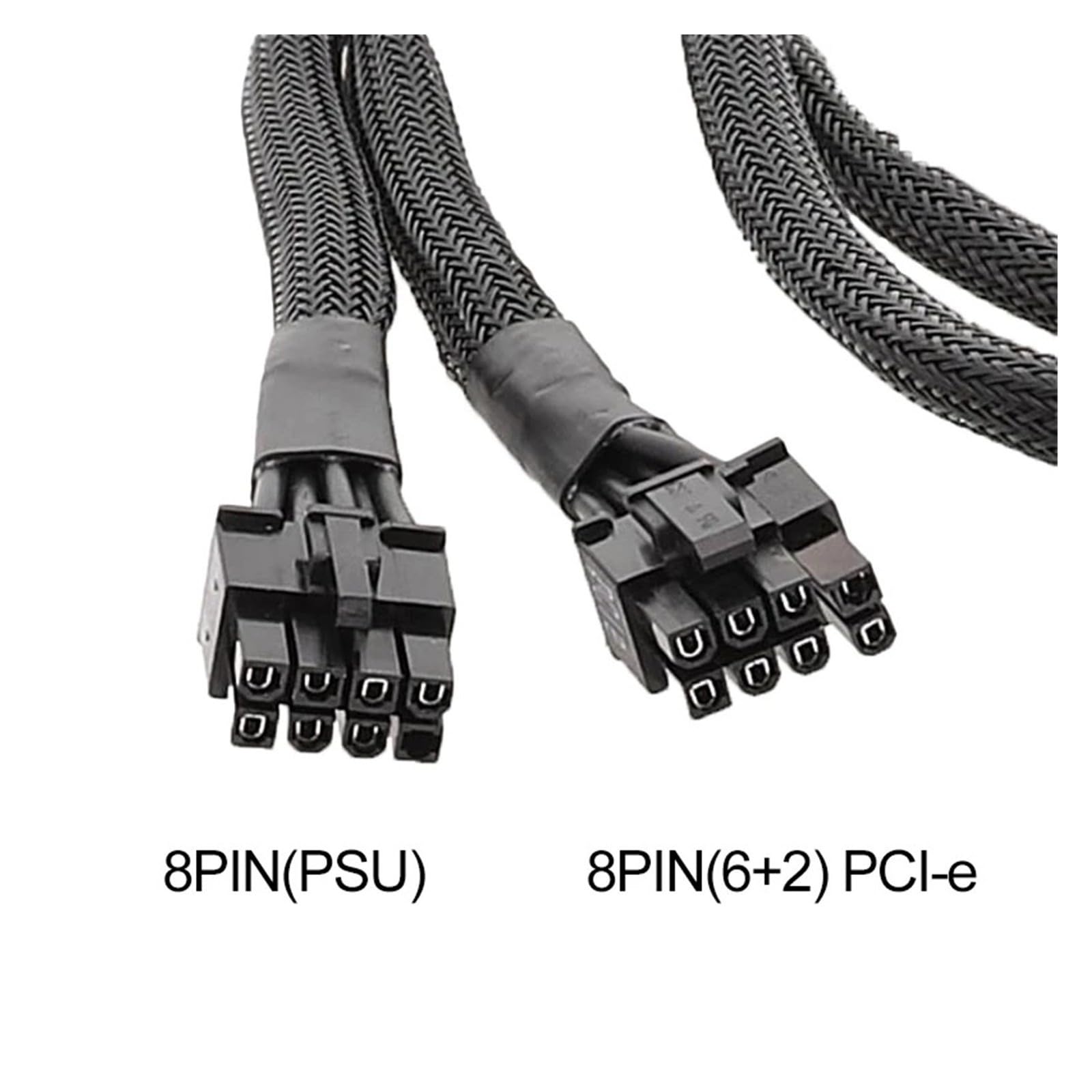 Generico Cavo GPU PCI‑E da 8 pin a (6+2) 60 cm 18 AWG