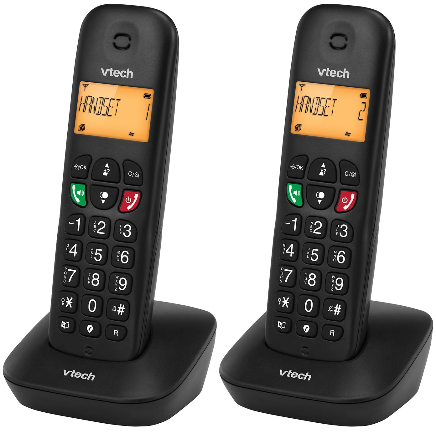 VTech CS901 Téléphone sans Fil DECT 2 combinés, Blocage d’appels, Identification, Haut-Parleur